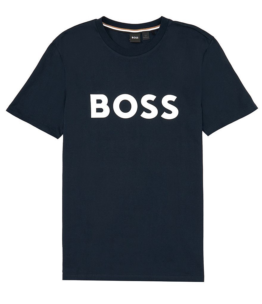 Boss t shirt mens on sale