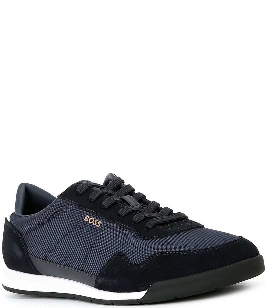 Hugo Boss Men's Titanium Suede Sneakers