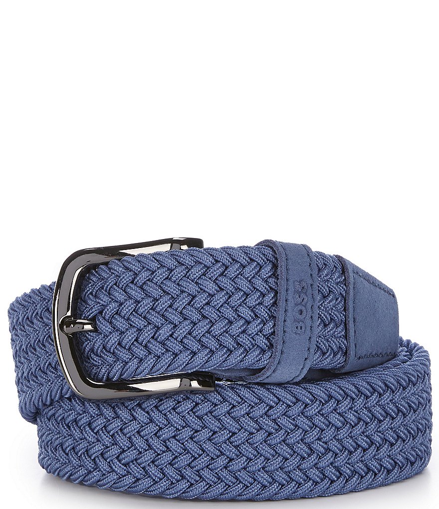hugo boss woven belt