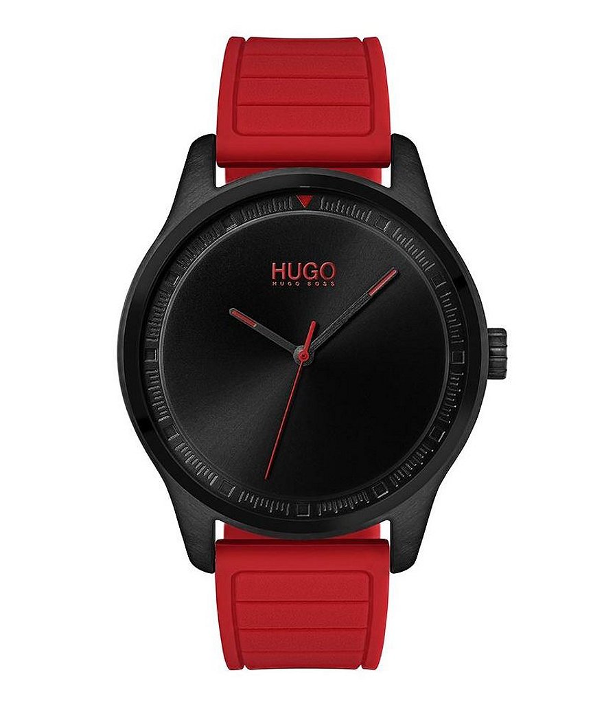 hugo boss watches rubber strap