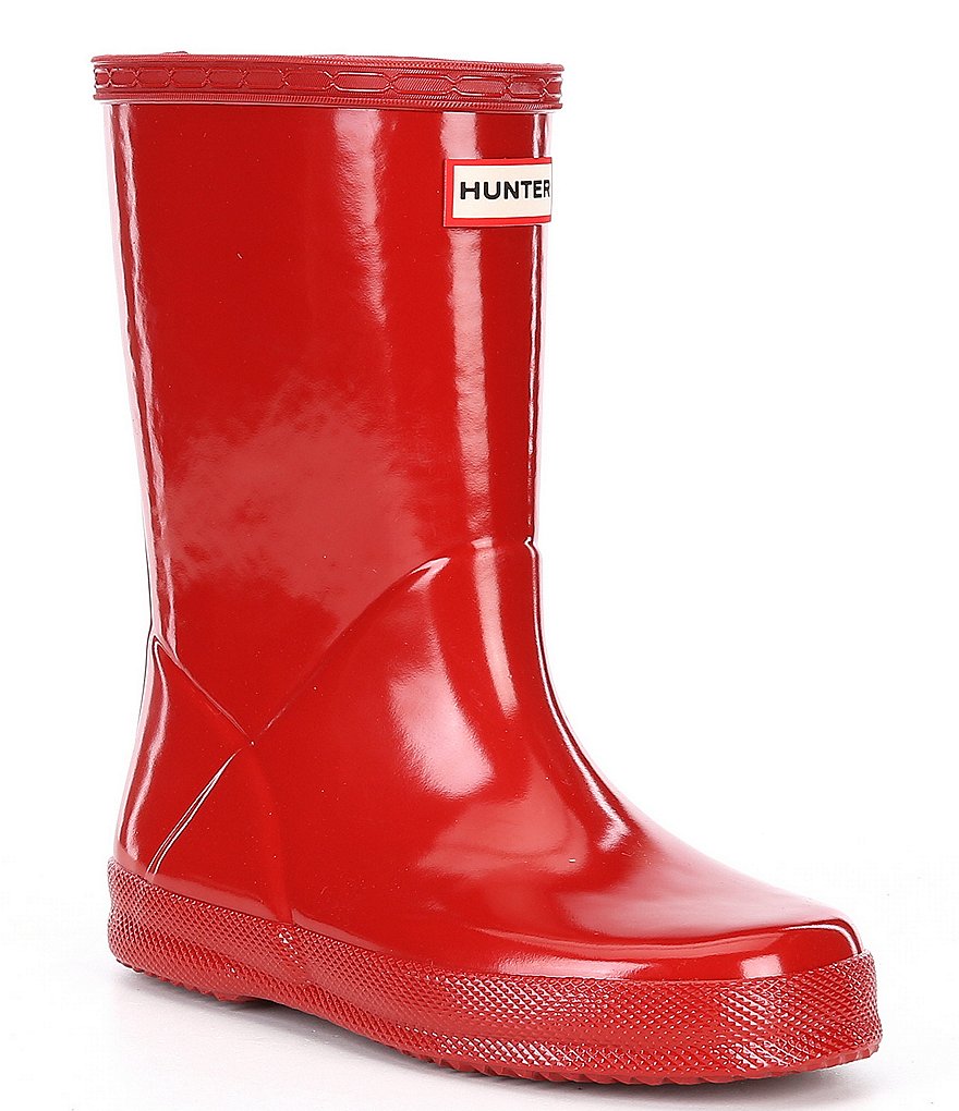 Hunter Kids' First Classic Gloss Rain Boots (Toddler) | Dillard's