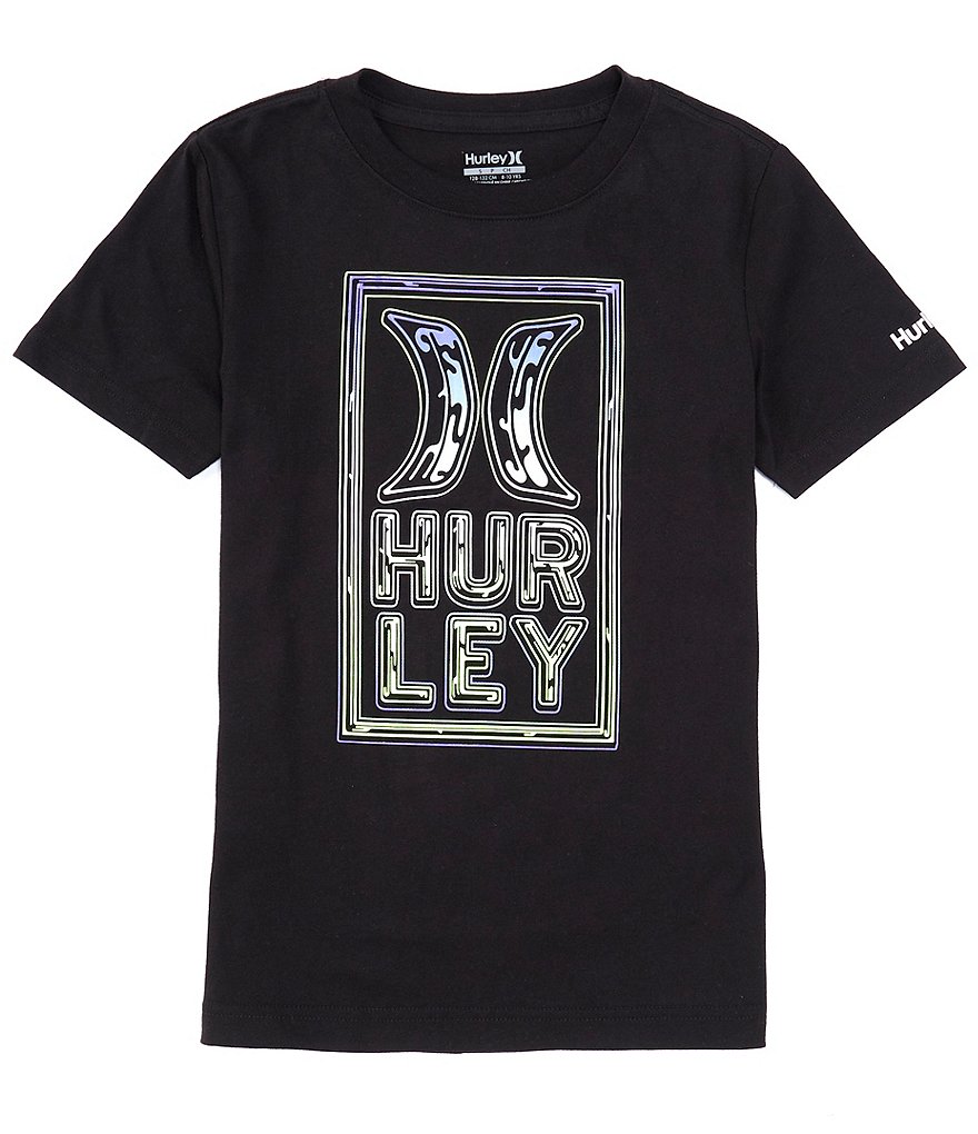 Hurley Big Boys 8-20 Short-Sleeve Techno Dillard\'s T-Shirt Stack 
