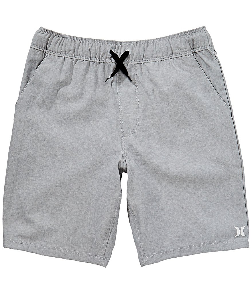 Hurley Big Boys Solid Stretch Twill Hybrid Pull-On Shorts
