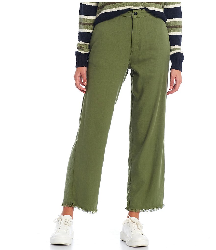 Hurley High Rise Twill Straight Leg Pants | Dillard's