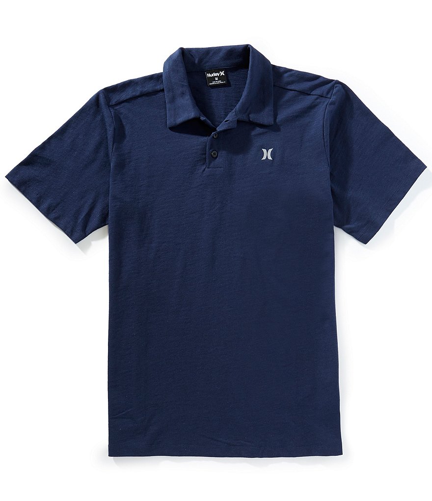 欲しいの Sleeve Short Jersey Slub Icon Hurley Polo Dillard's | Shirt グローブ