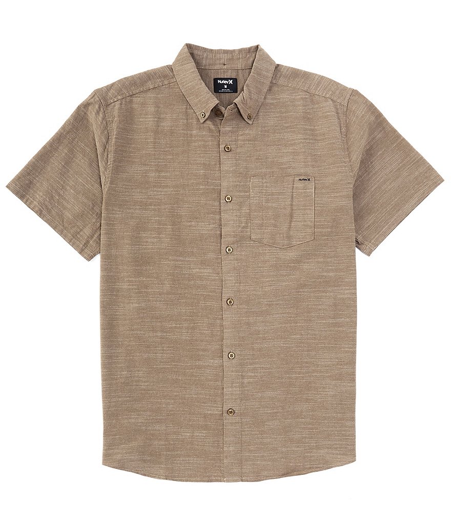 Hurley Short Sleeve One & Only Stretch Classic Fit Woven Shirt