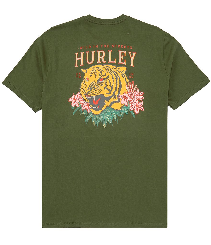 Palm Dillard\'s T-Shirt | Tiger Short-Sleeve Hurley