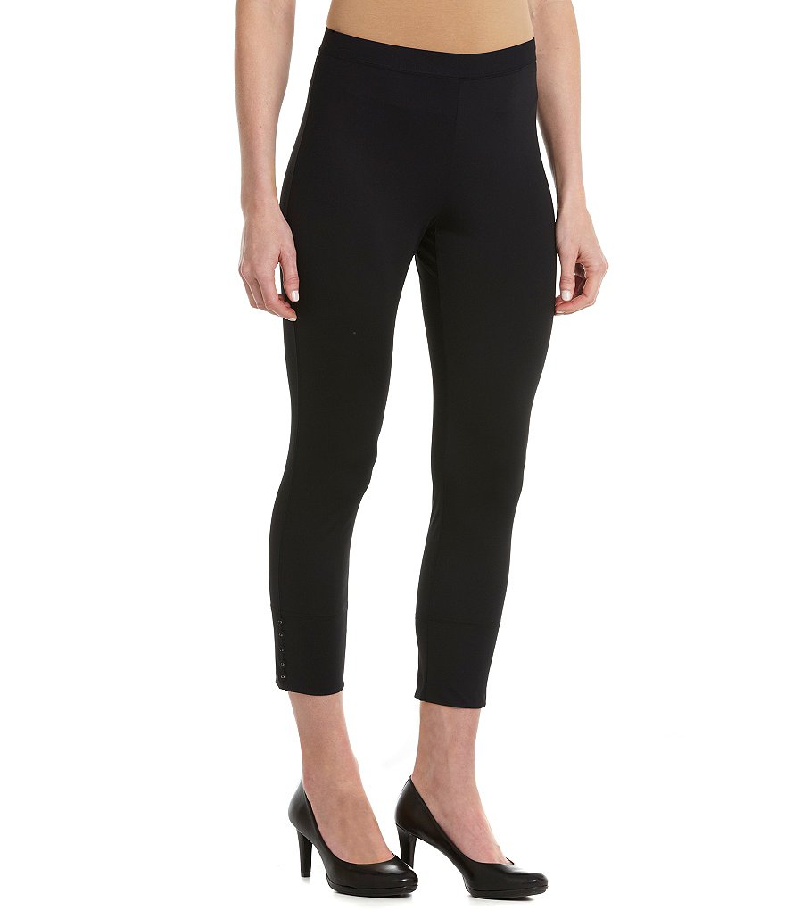 IC Collection Slim Cropped Pants | Dillards