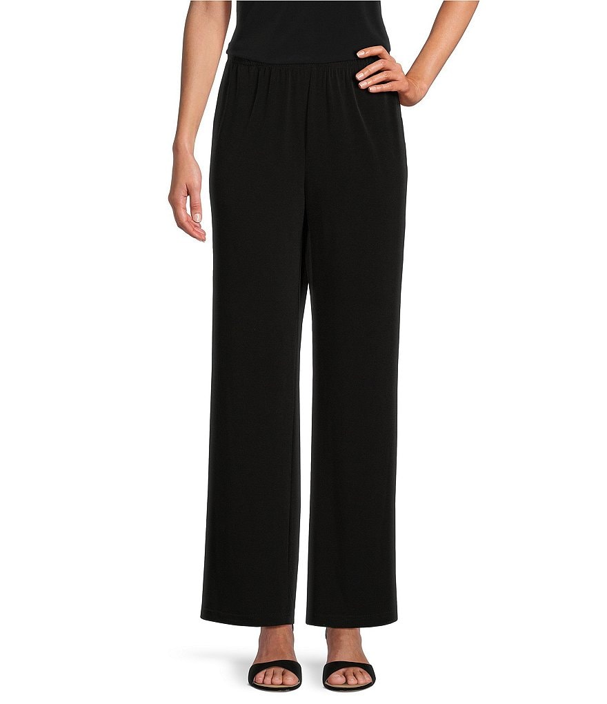 IC Collection High Rise Wide Leg Pants | Dillard's