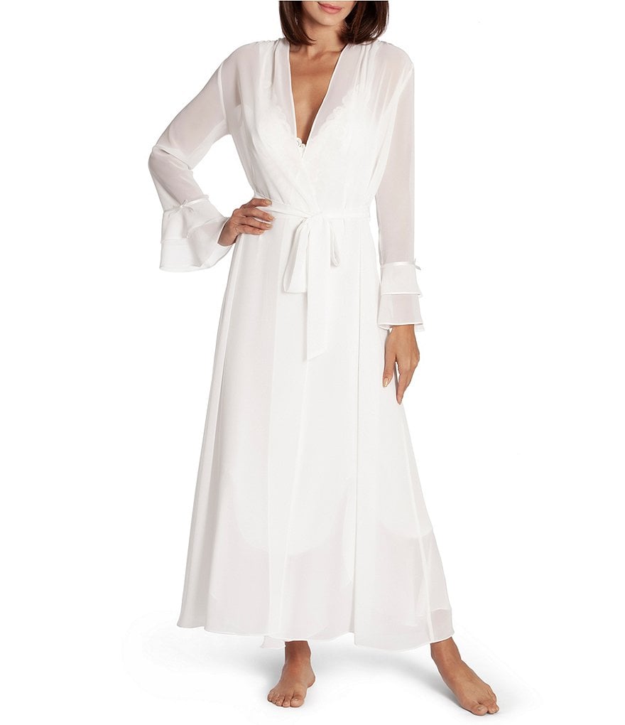 In Bloom by Jonquil Sheer Chiffon Long Wrap Robe Dillard s