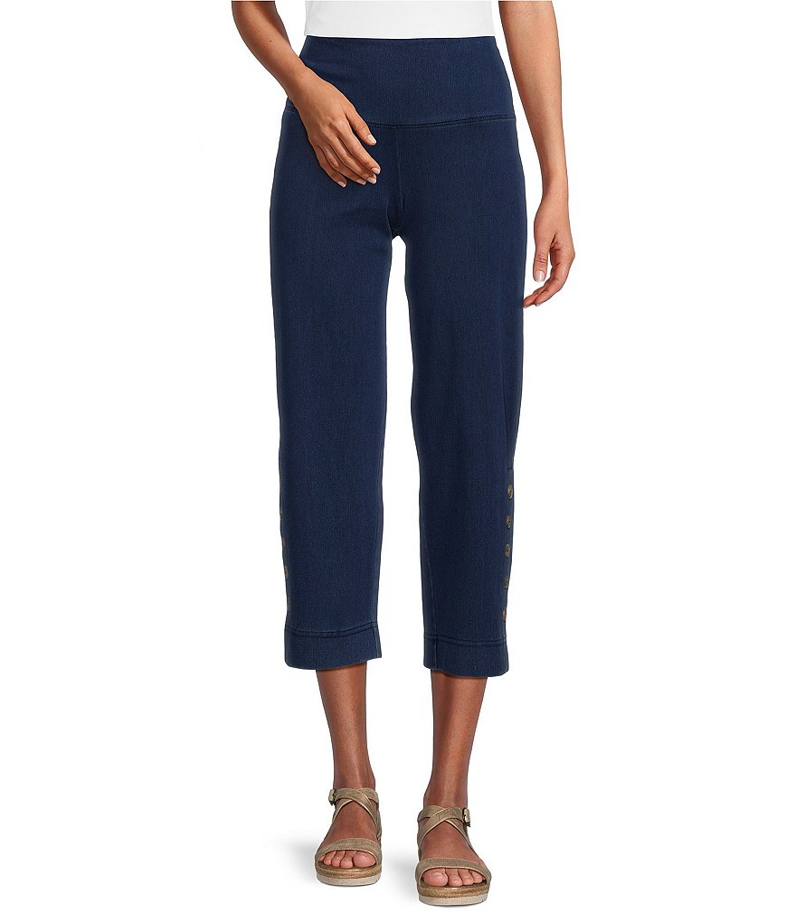 Elastic Waist Time And Tru Knit Capri Elastic Waist Walmart Tru