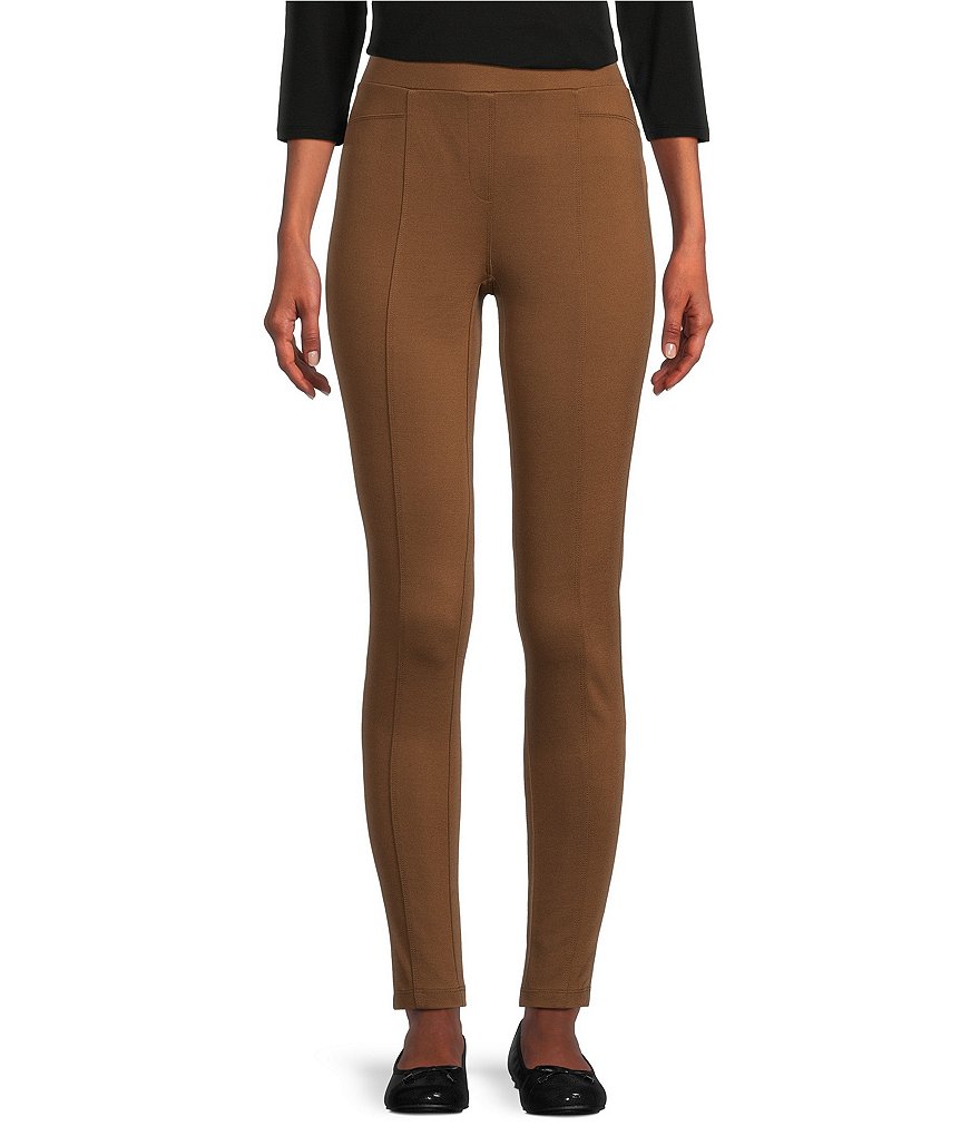 High-Waisted Double-Knot Ankle Leggings For Women