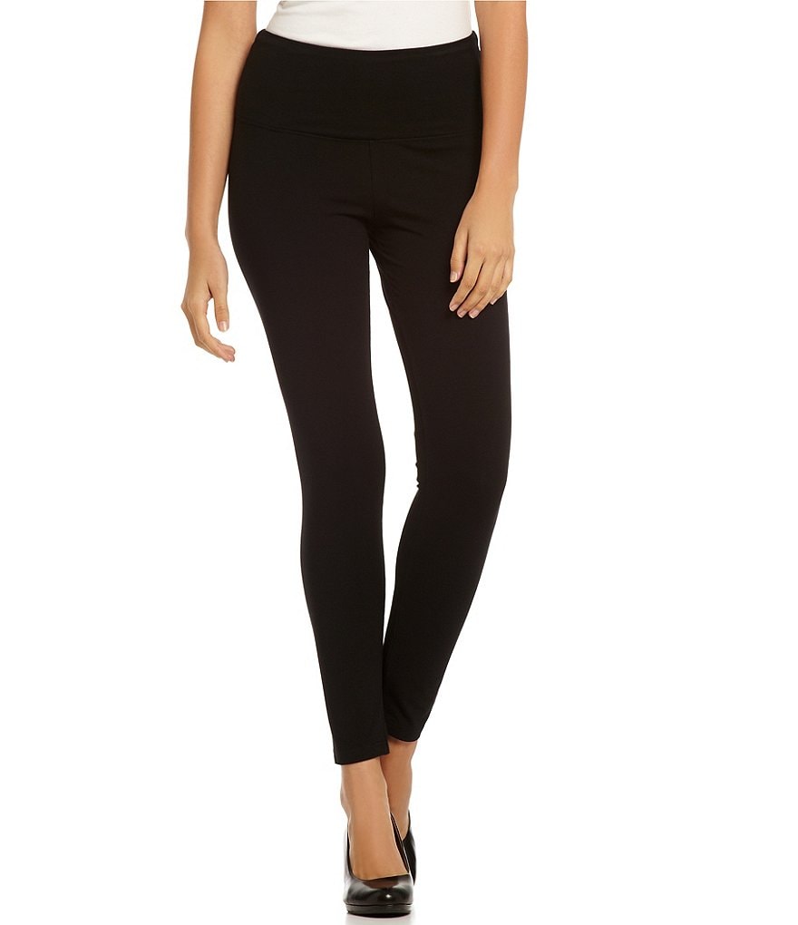 Intro Love The Fit Leggings Faux Leather Tummy Control Ankle