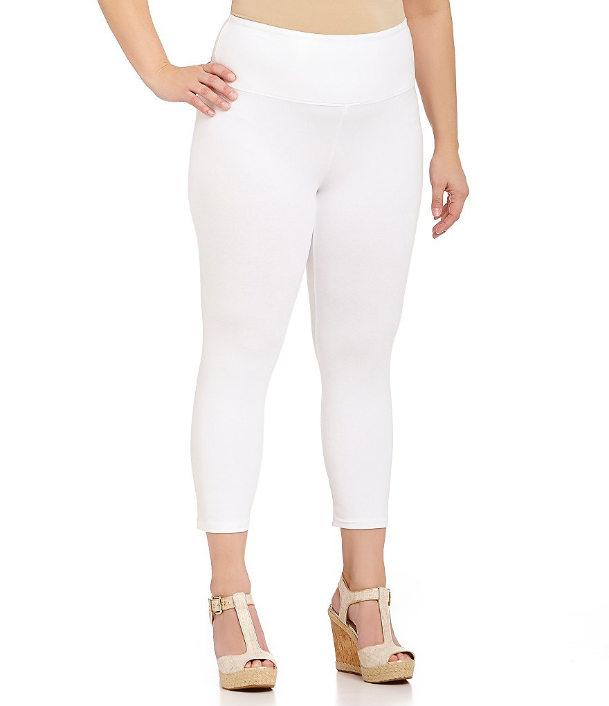 intro., Pants & Jumpsuits, Intro Love The Fit Capri Leggings Lily Dobby  Stretch Plus Pants Size 22w S374957