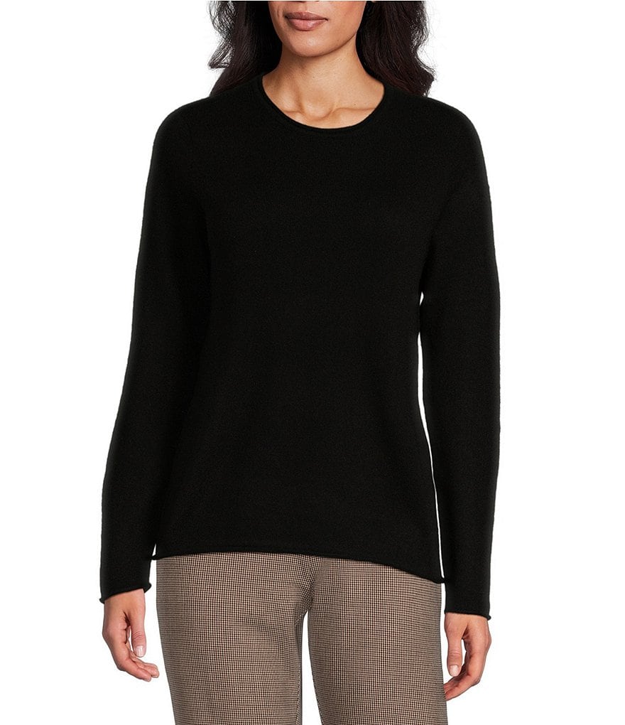 Petite crew neck sweaters best sale