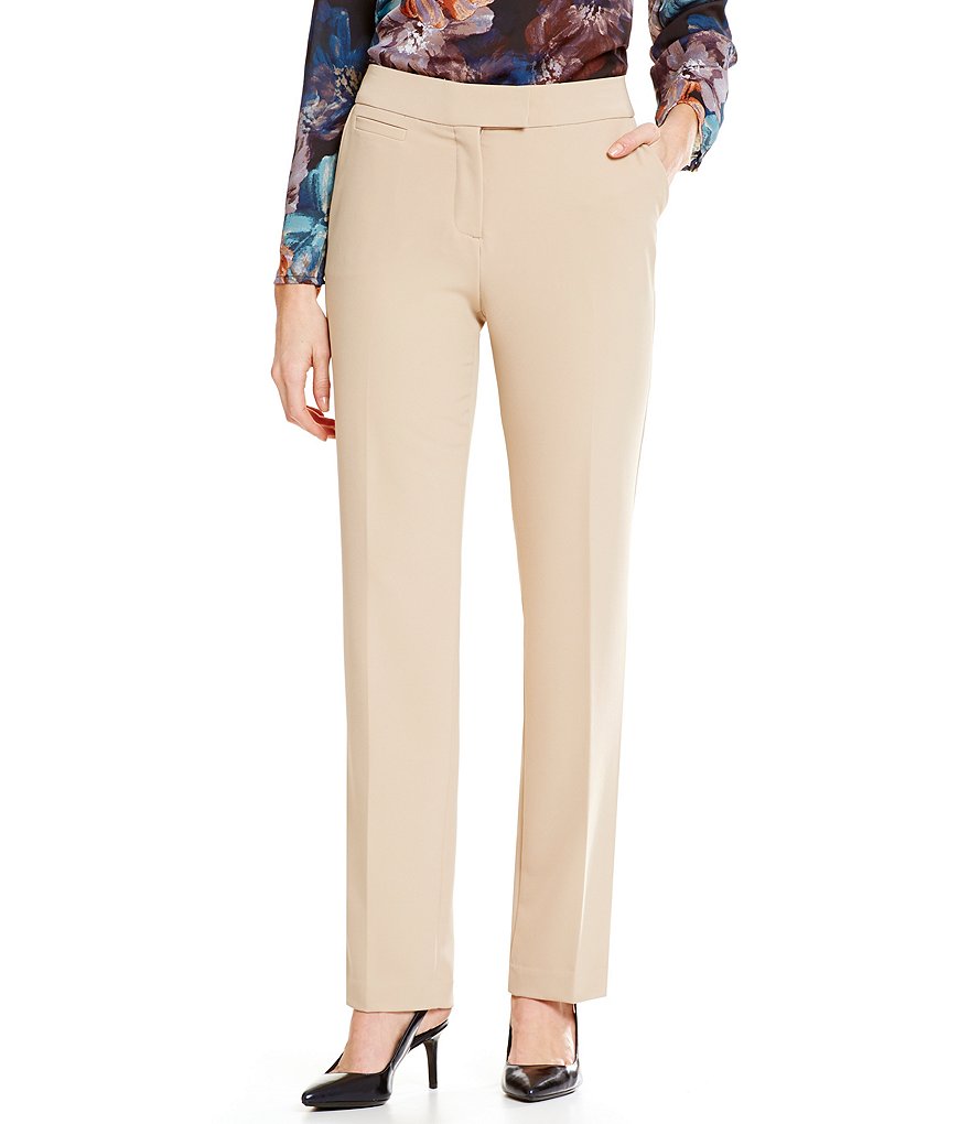 Investments Petites the 5TH AVE fit Straight Leg Pant | Dillards