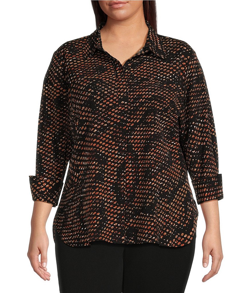 https://dimg.dillards.com/is/image/DillardsZoom/main/investments-plus-size-paige-point-collar-abstract-scale-34-adjustable-sleeve-top/00000001_zi_bcaca213-8084-4290-a360-eec74b1f5cf3.jpg