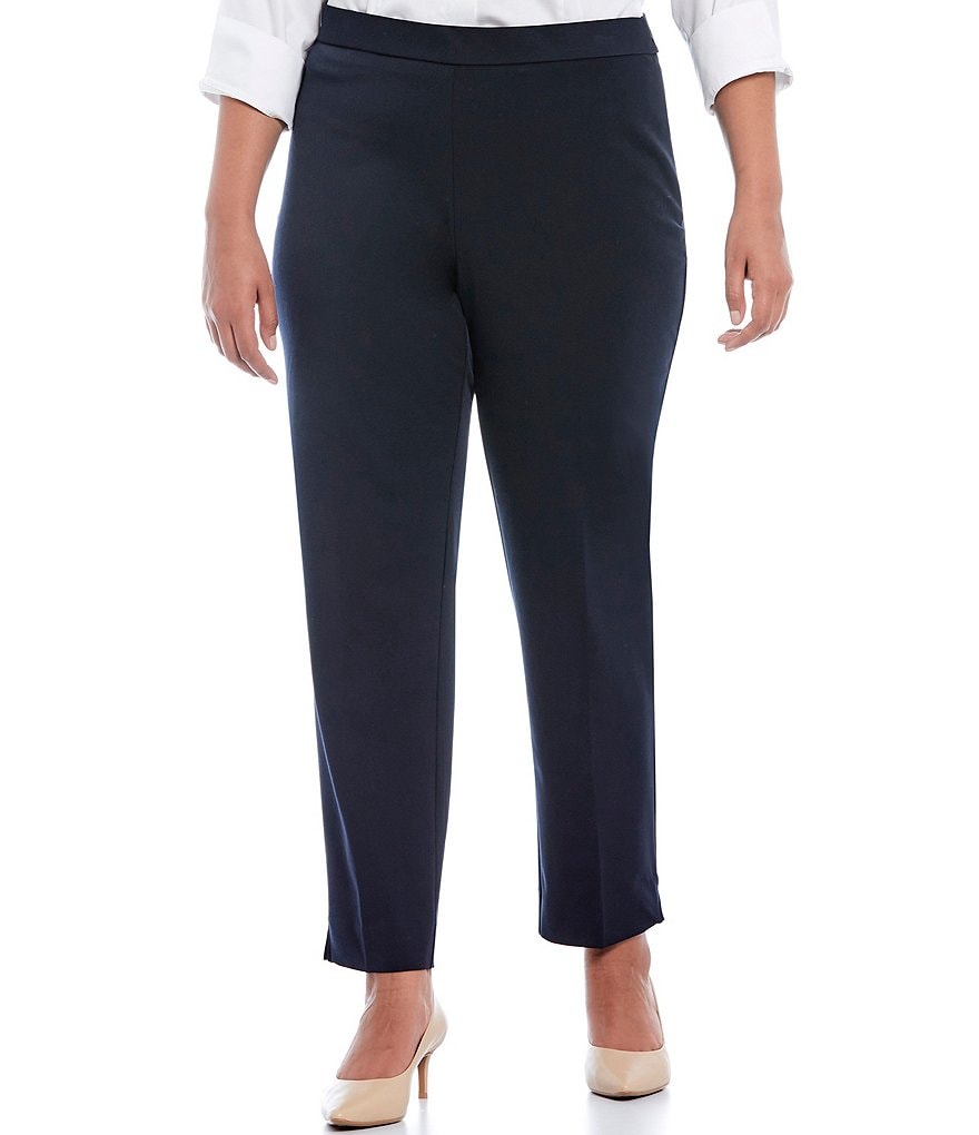 Investments Plus Size the 5th AVE fit Side Zip Stretch Tummy