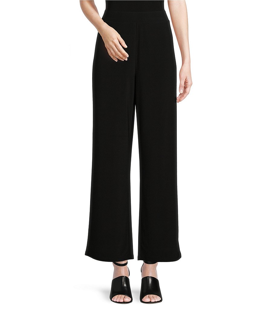 Investments Soft Separates Straight Leg Mid Rise Pull-On Pants | Dillard's