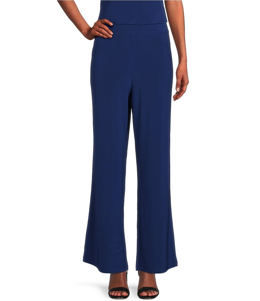 Investments Soft Separates Straight Leg Mid Rise Pull-On Pants | Dillard's