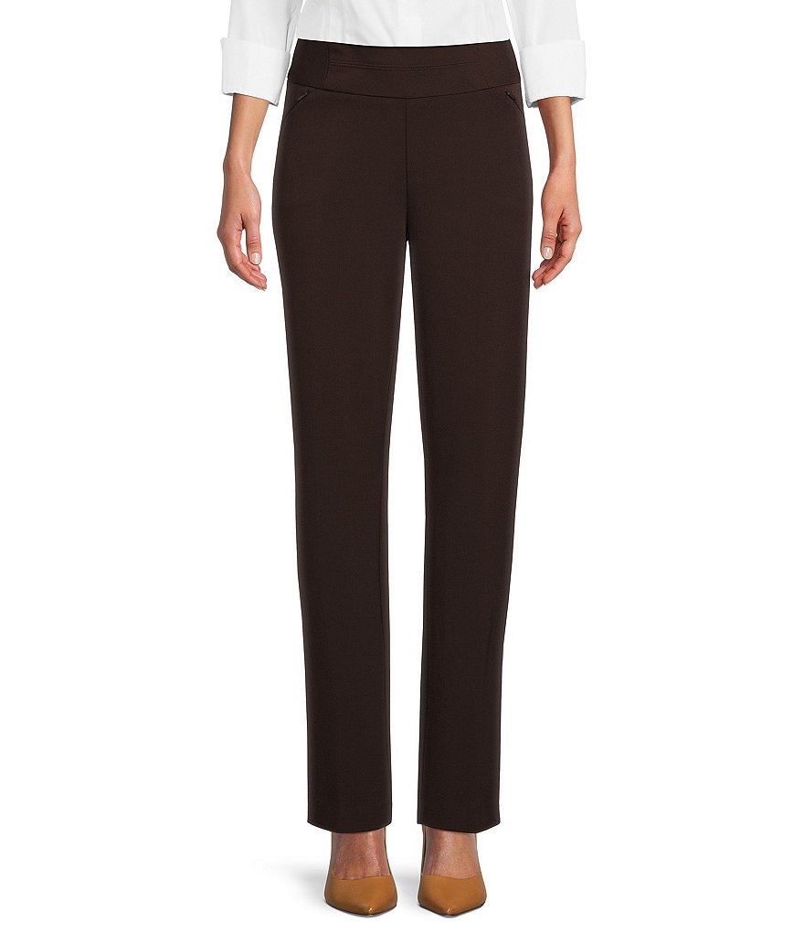 Investments the 5TH AVE fit Straight Leg Tummy Control Pants | Dillard's