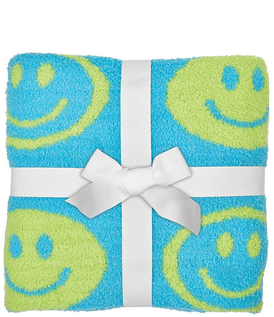 Iscream Smiles Knit Blanket