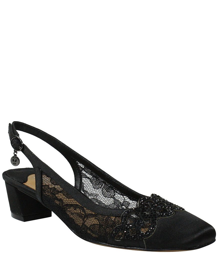 J renee cheap faleece sling pumps