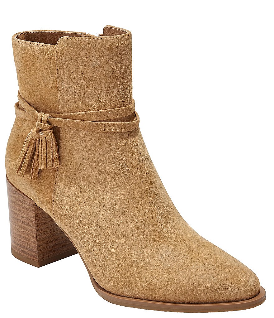 Jack Rogers Timber Tassel Suede Booties