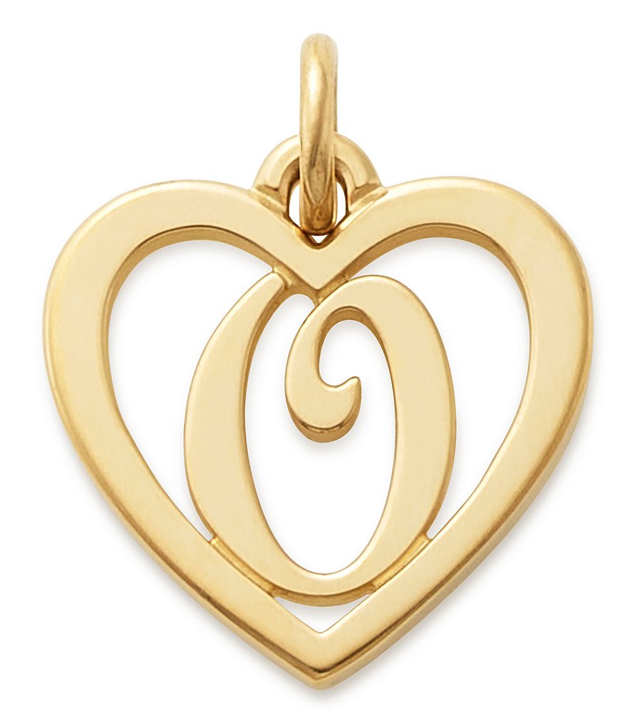 INITIAL CHARM 001-435-00487 - Gold Pendants / Charms, Erickson Jewelers