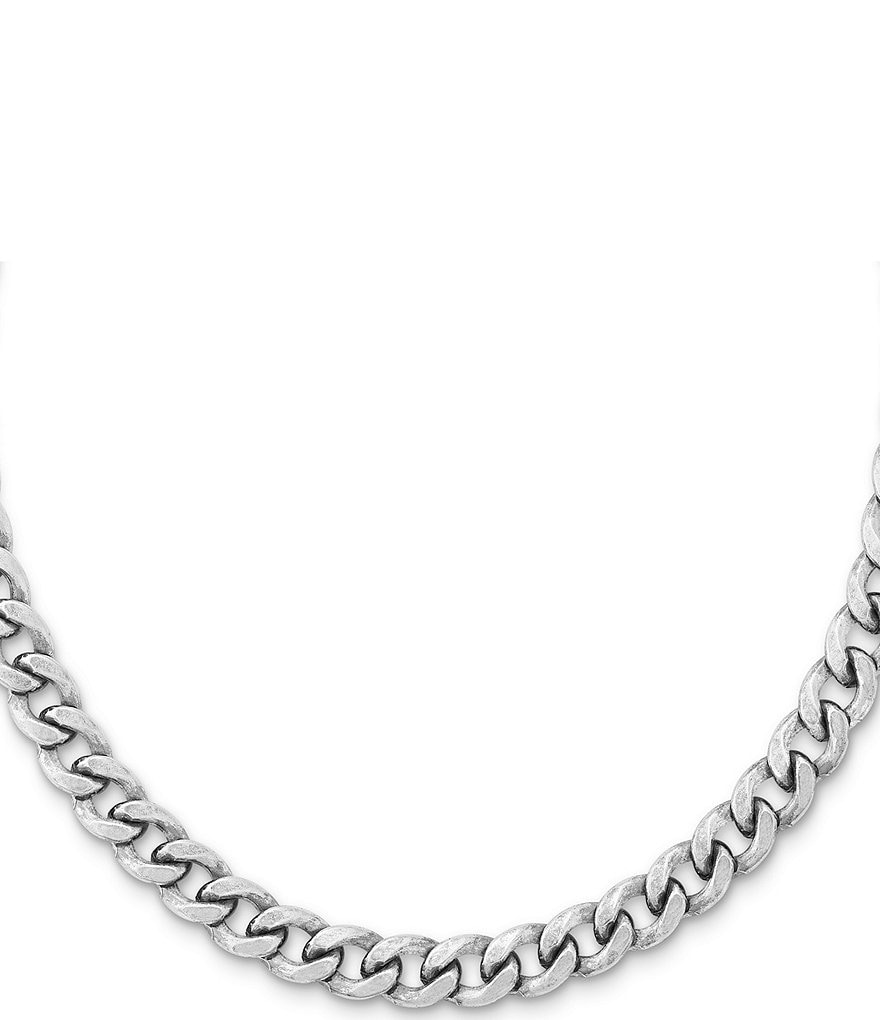 James Avery Bold Curb Chain Toggle Necklace 