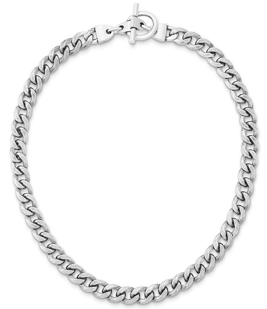 James Avery Bold Curb Chain Toggle Necklace | Dillard's