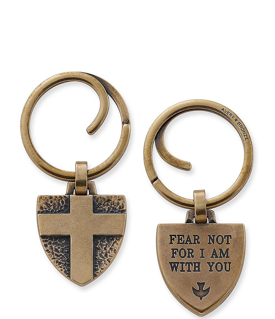 James Avery Bronze Fear Not Keychain Dillard's