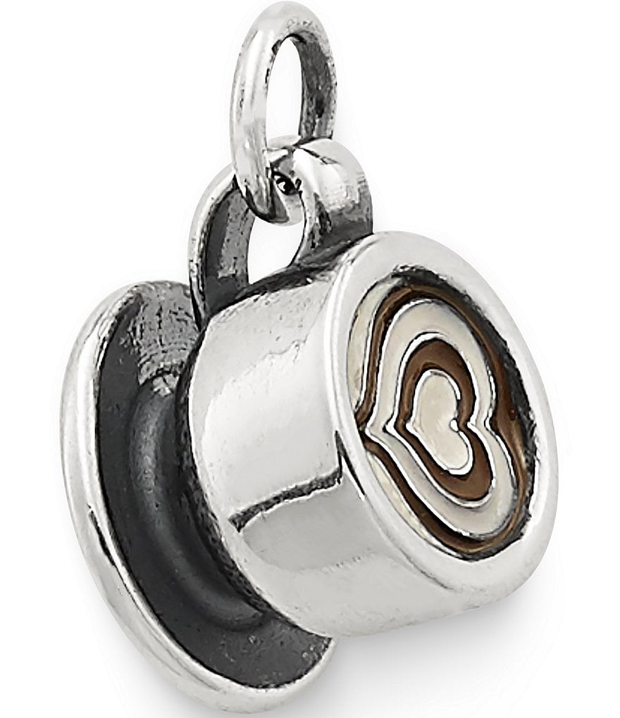 James Avery Enamel Say I Do Sterling Silver high quality Charm with Cubic Zirconia