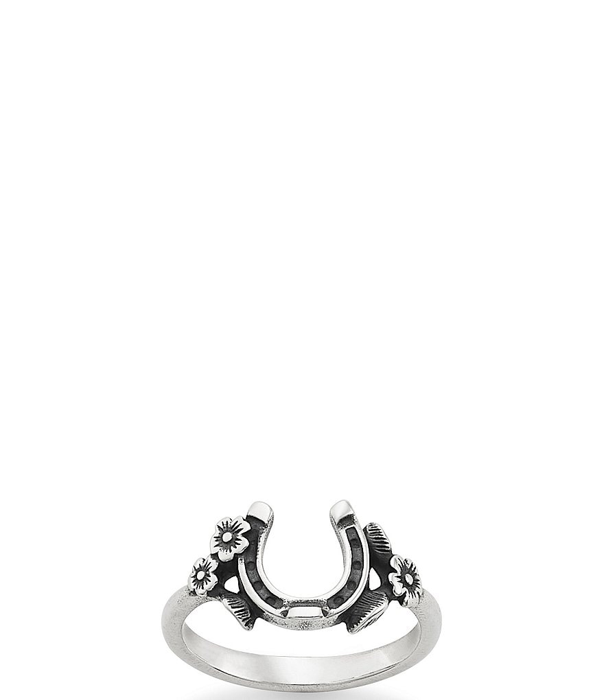 James Avery Floral Horseshoe Ring | Dillard's