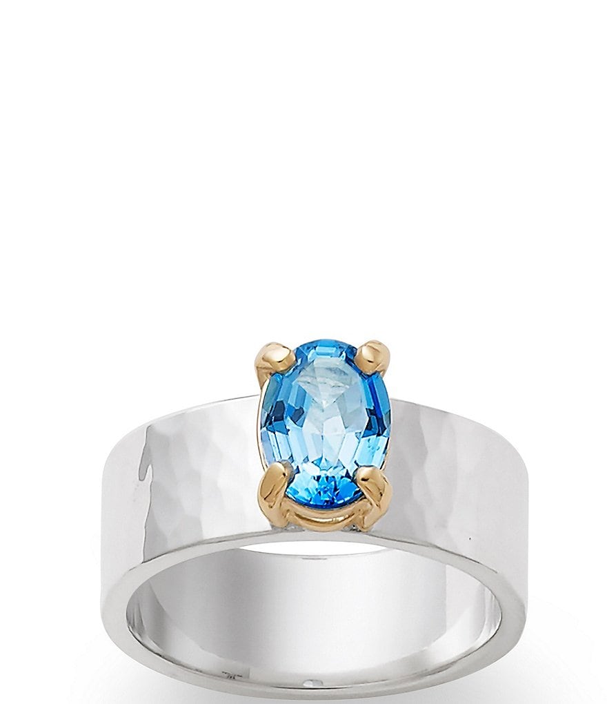 James Avery Julietta Ring with Blue Topaz size 2024 6