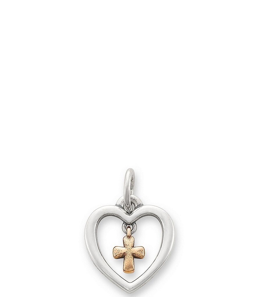 Love and Faith Heart Dangle Charm