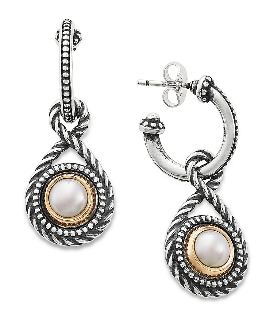 james avery pearl drop earrings