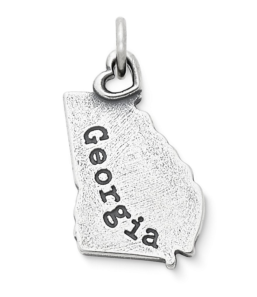 University of Georgia Sterling Silver Charm Bead