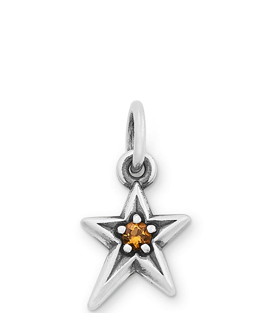 James Avery cheapest remembrance cross with citrine November pendant charm