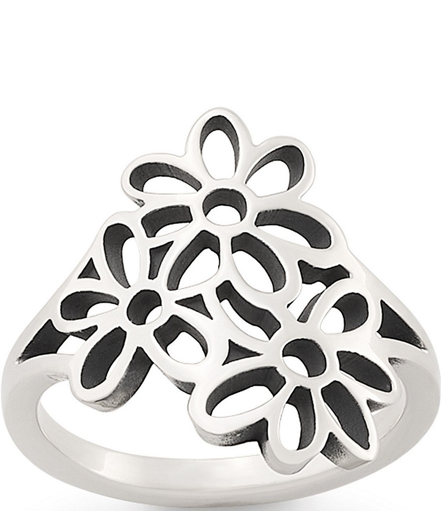 James AveryOpen Floral Band Ring