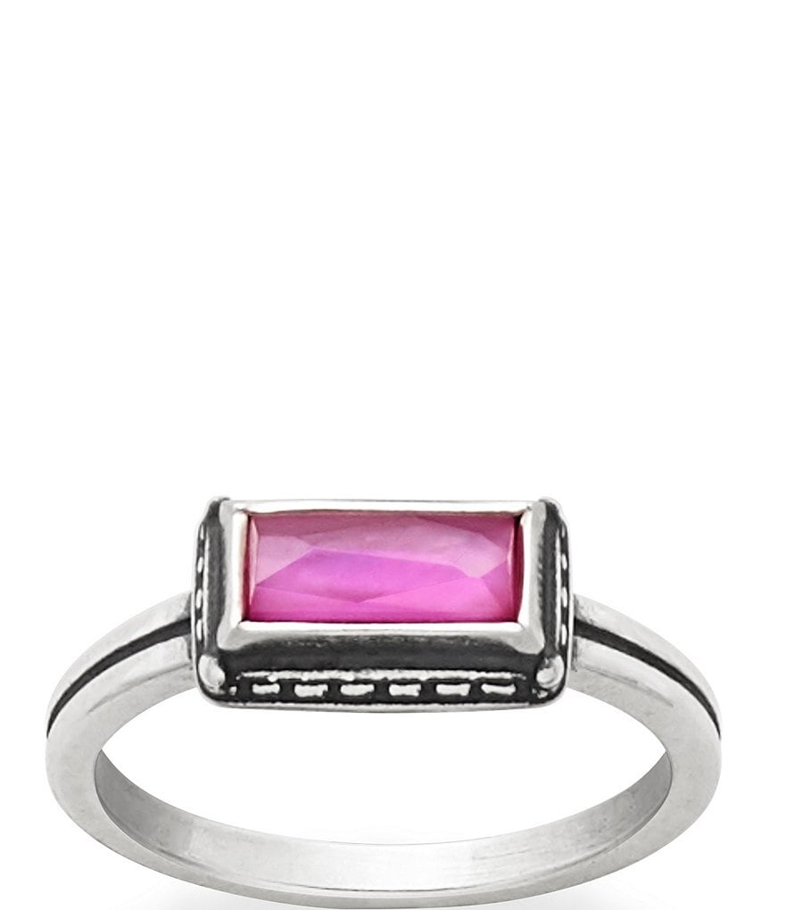 James Avery Sweetheart Pink Doublet Ring - 8