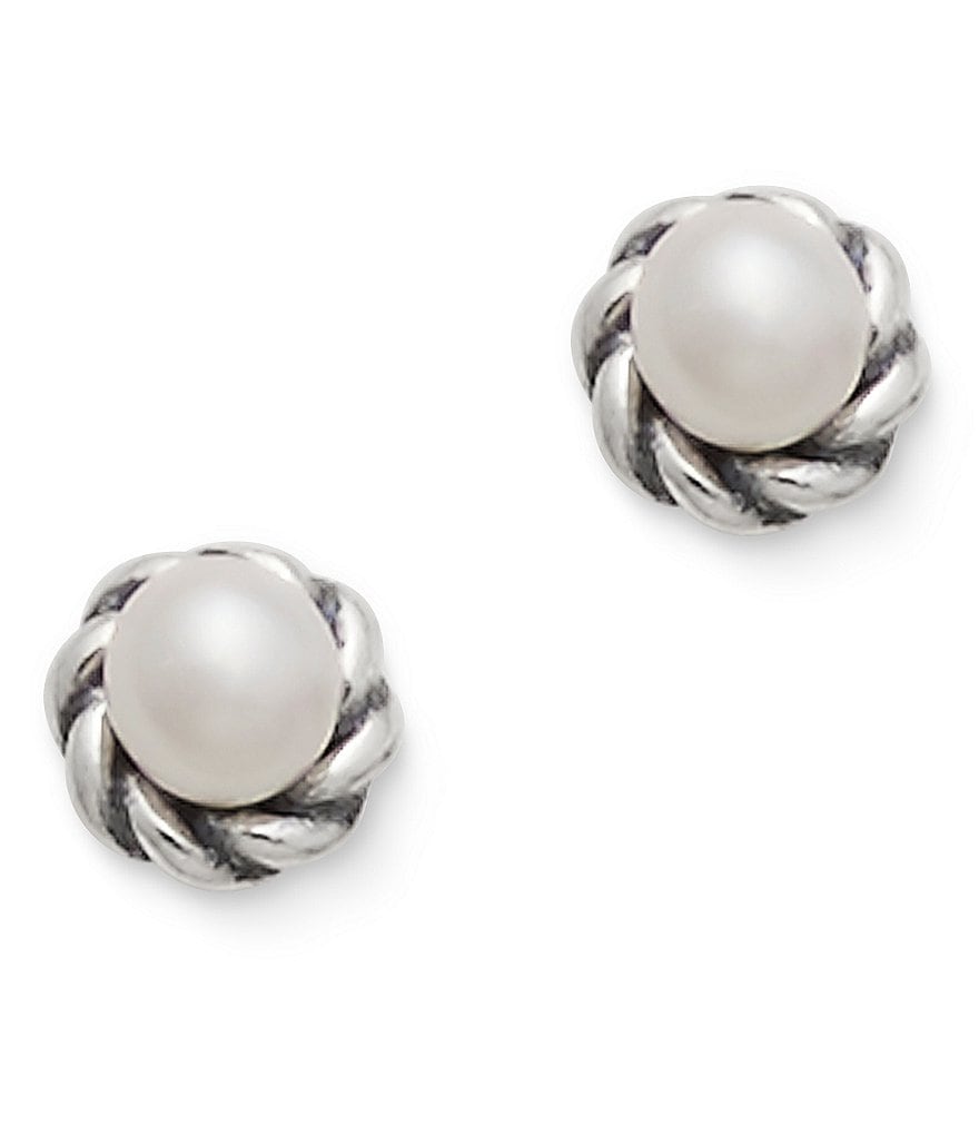 James Avery Petite Freshwater Cultured Pearl Stud Earrings | Dillards