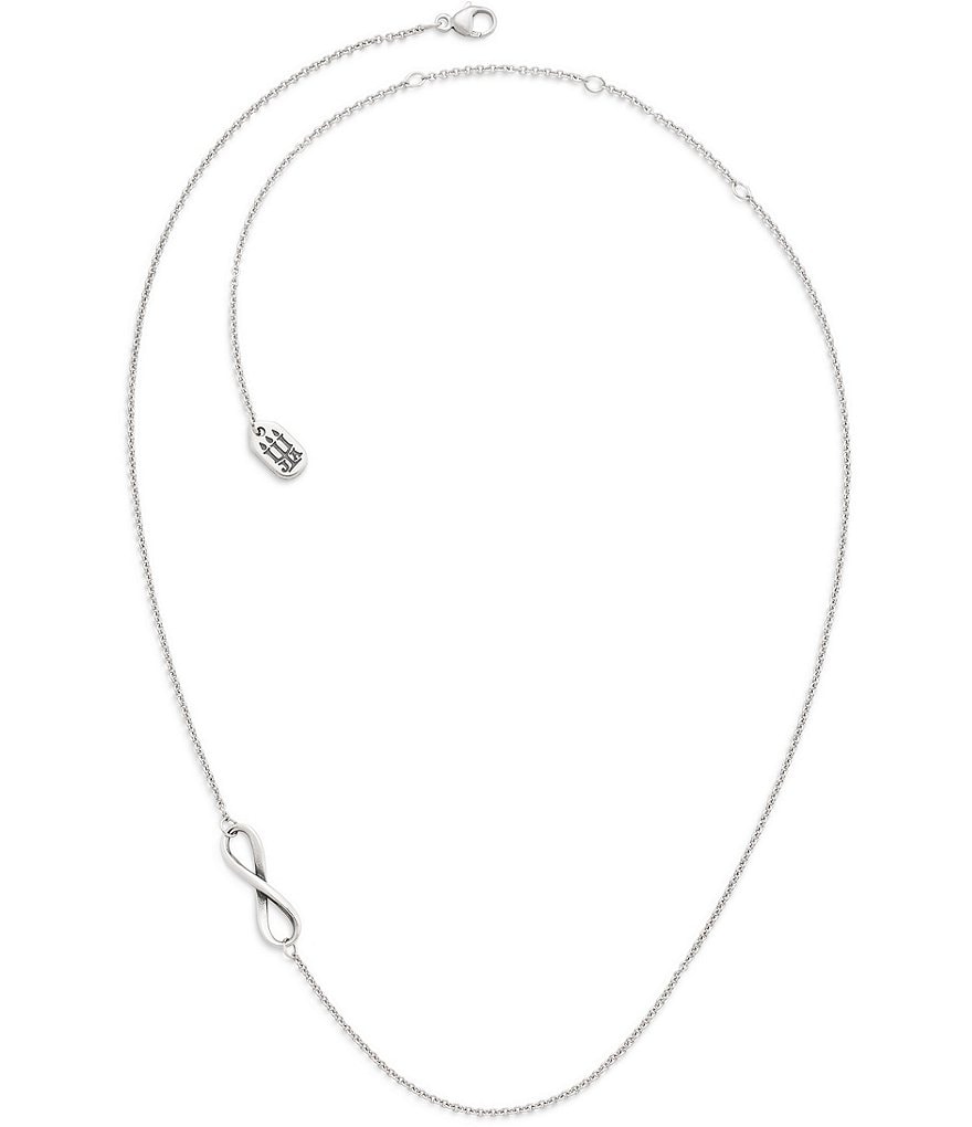 James avery infinity store necklace with heart