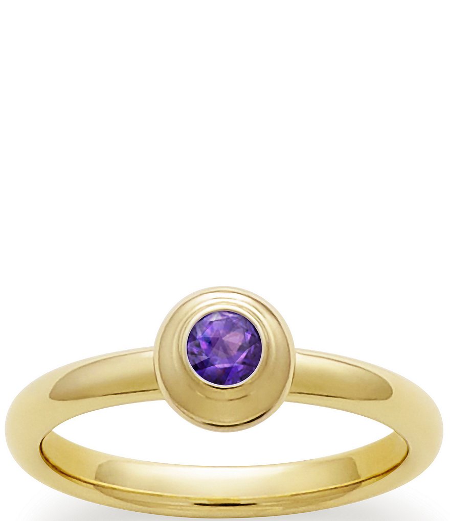 James Avery Remembrance Ring February Birthstone with Amethyst Dillard's