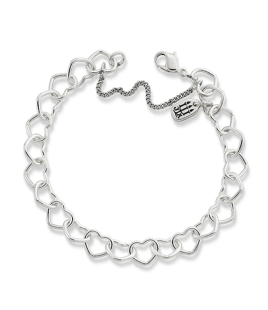 James Avery Sterling Silver Connected Hearts Charm Bracelet | Dillards