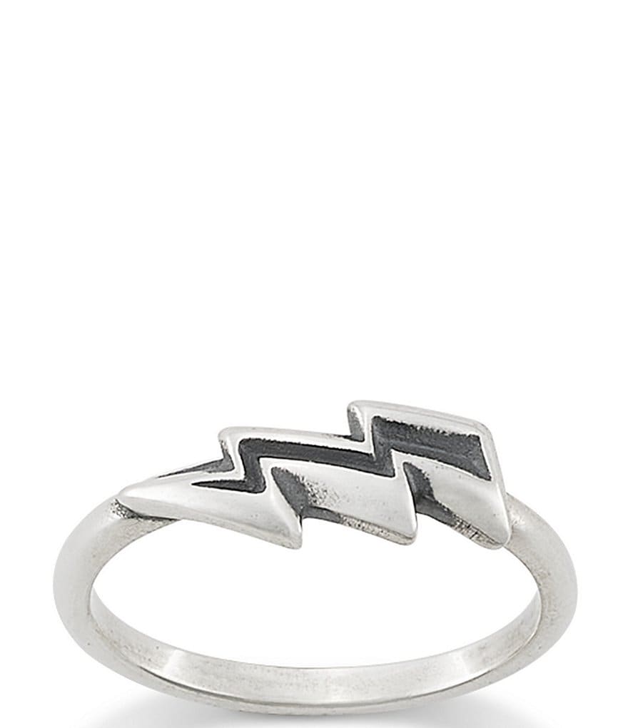 Grateful Dead 13-Point Lightning Bolt Sterling Silver Spinner Ring –  Cynthia Gale New York