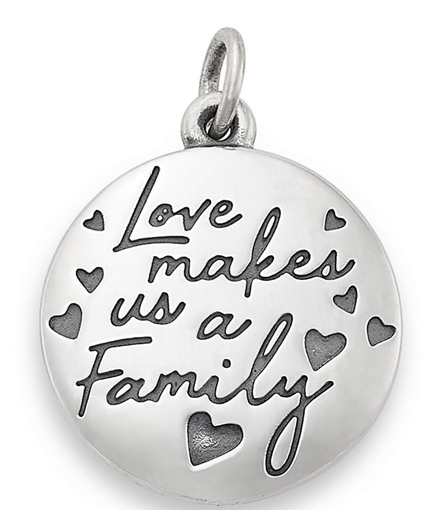 James Avery Sterling Silver Love Makes Us a Family Charm Dillard's