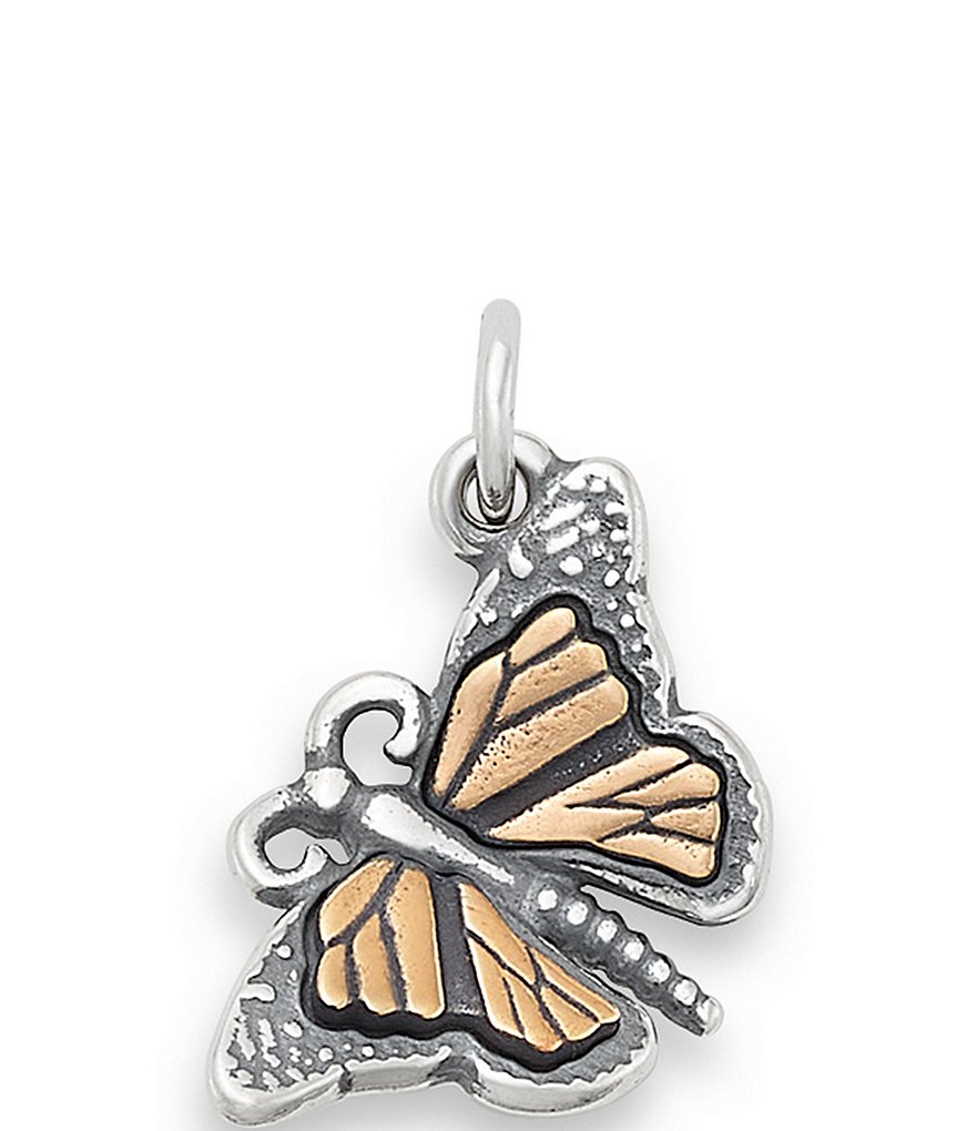 Butterfly Charm Pendant 925 Sterling Silver or 18k Gold Butterly Jewel –  HarperCrown