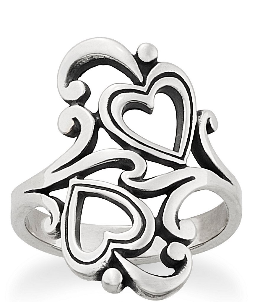 James Avery Swirls and Scrolls Hearts Ring | Dillard's