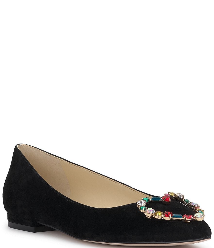 Jessica Simpson Elika Rainbow Jewel Heart Ballet Flats | Dillard's